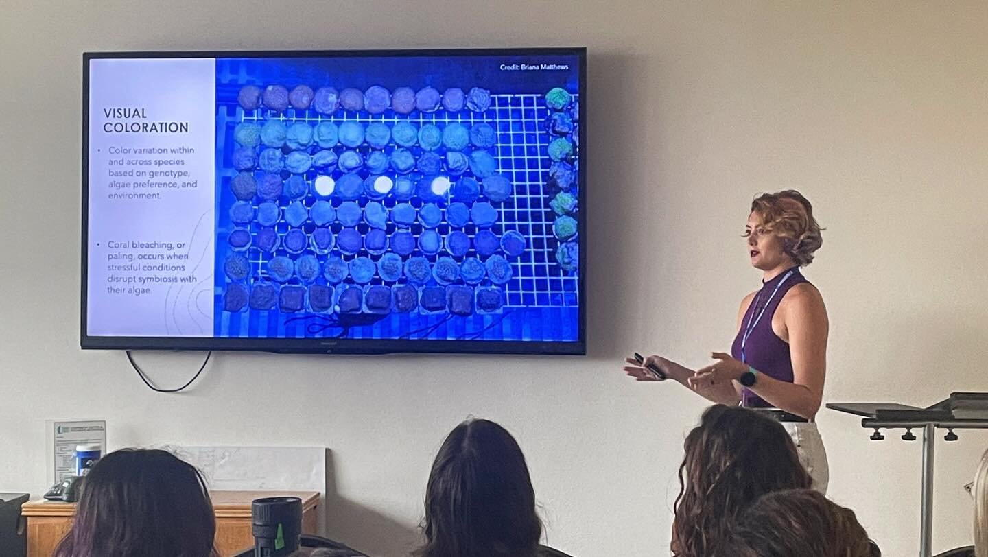 🌟 Flashback to a whirlwind of brilliance at last Friday&rsquo;s Symposium for Student Innovation, Research, and Creative Activities! 🌟 
We are so proud of our Bahr lab students who showcased their hard work and discoveries🪸👏. Visualize a rich bl